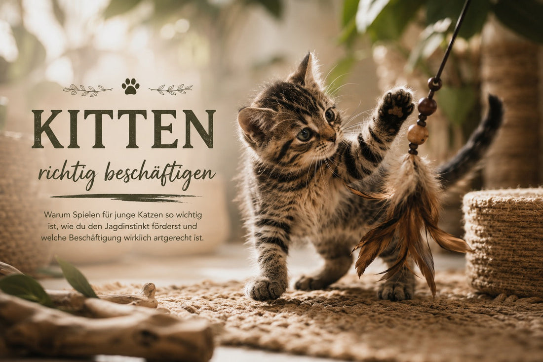Kitten richtig beschäftigen