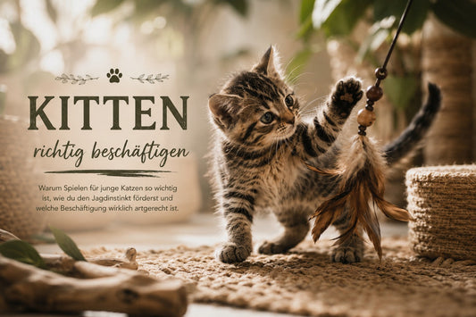Kitten richtig beschäftigen