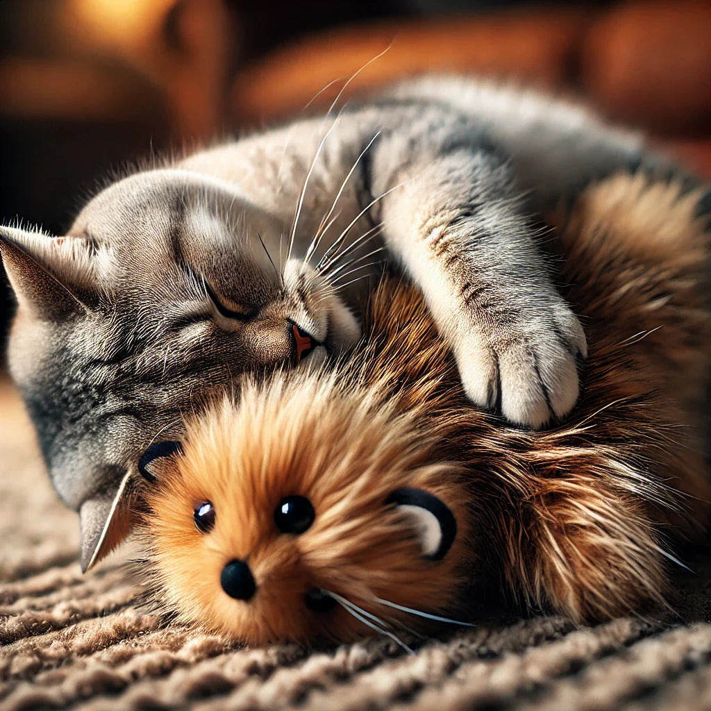 Echtfell Katzenspielzeug – Warum Katzen sich darauf wälzen & es lieben