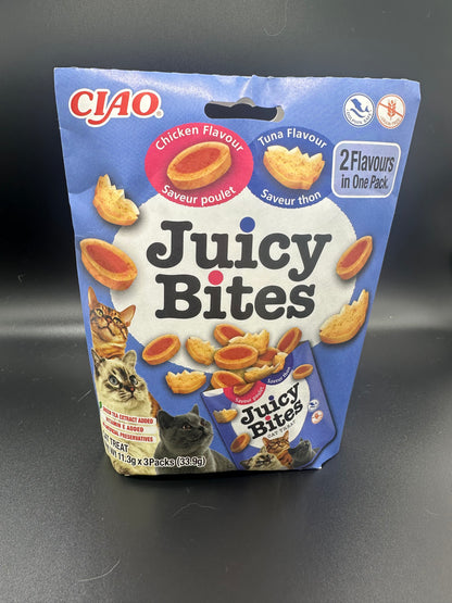 Juicy Bites – feuchte Soft-Snacks mit Chicken & Tuna