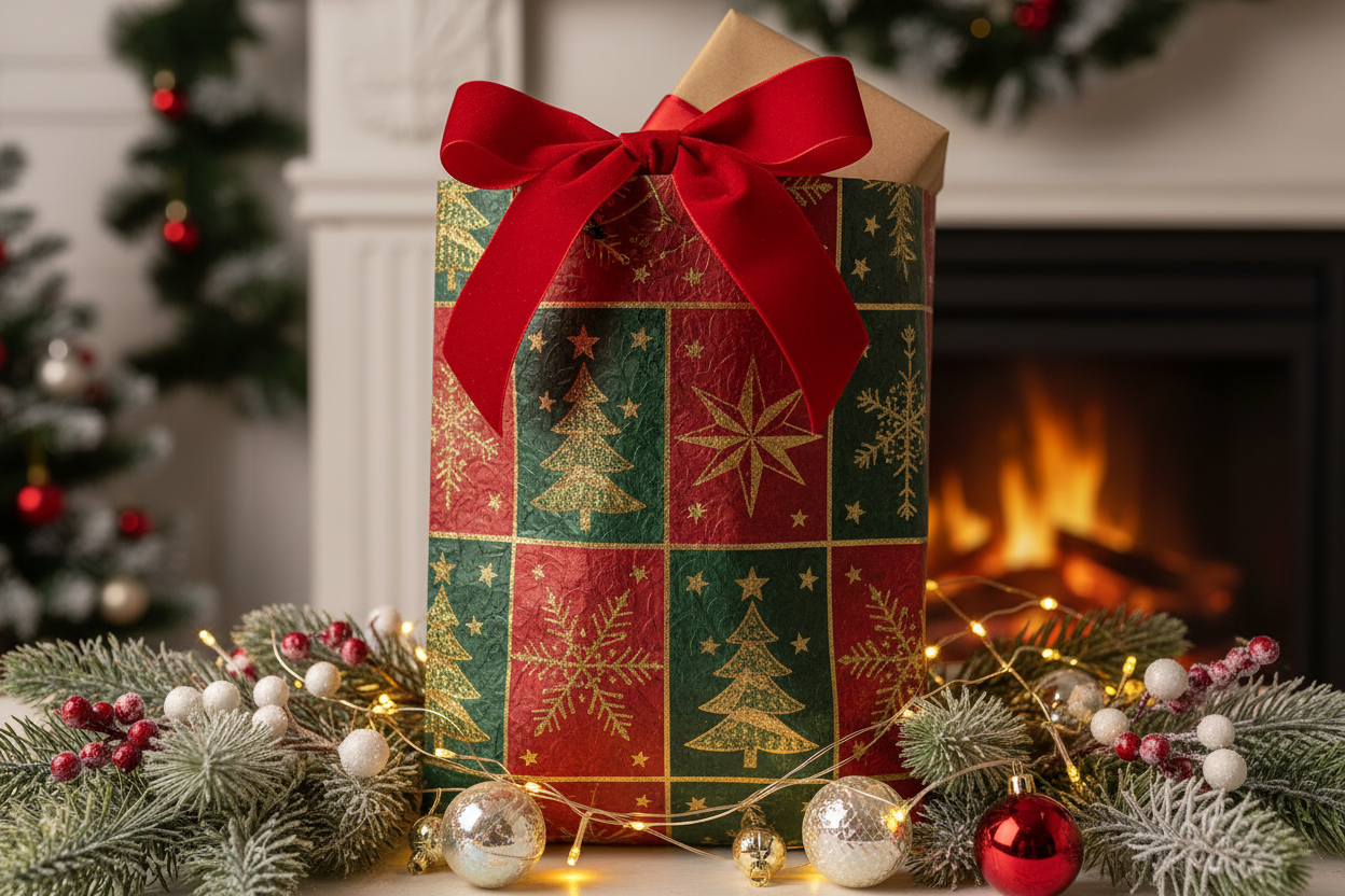 eine überraschungs tüte zu weichnachten